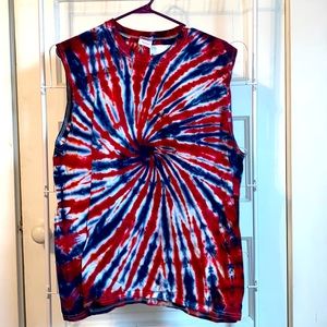 Red, White, and Blue Handmade Tie Dye